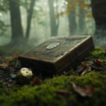 jumanji 3 – verwitterte Spielkiste im Wald